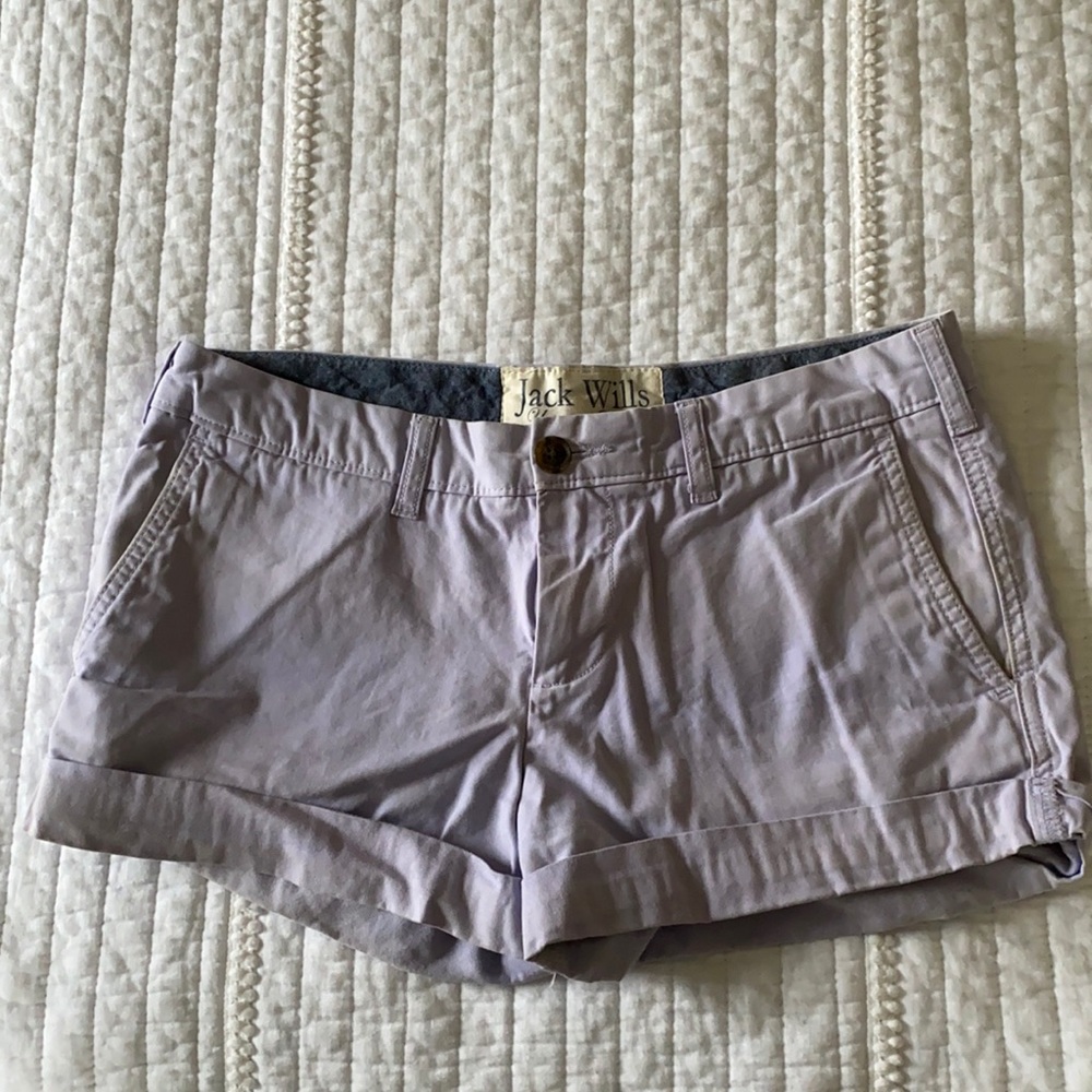 Lilac chino shorts